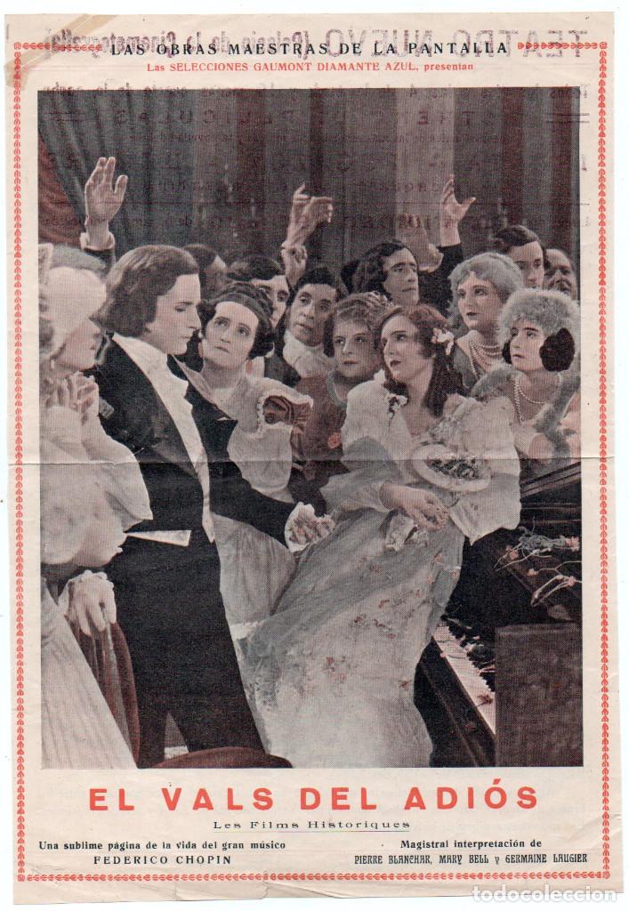 Cine: PROGRAMA EL VALS DEL ADI&Oacute;S - TEATRO NUEVO - Foto 1
