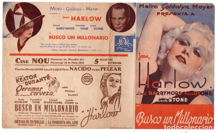 Cine: PROGRAMA DOBLE BUSCO UN MILLONARIO - CINE NOU - Foto 3