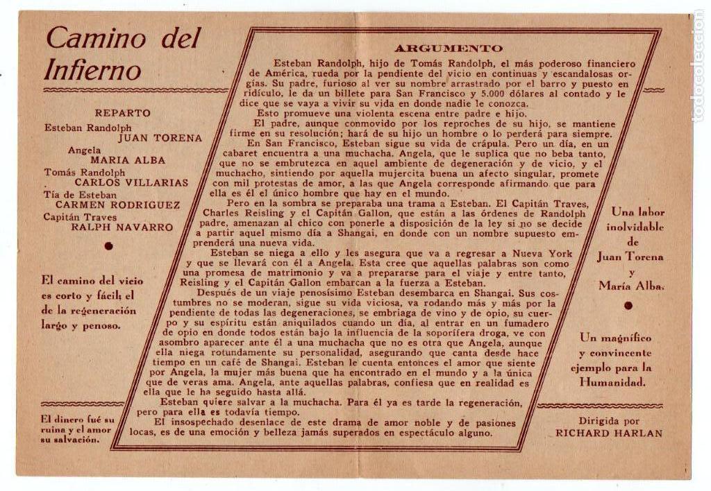 Cine: PROGRAMA DOBLE CAMINO DEL INFIERNO - Foto 2