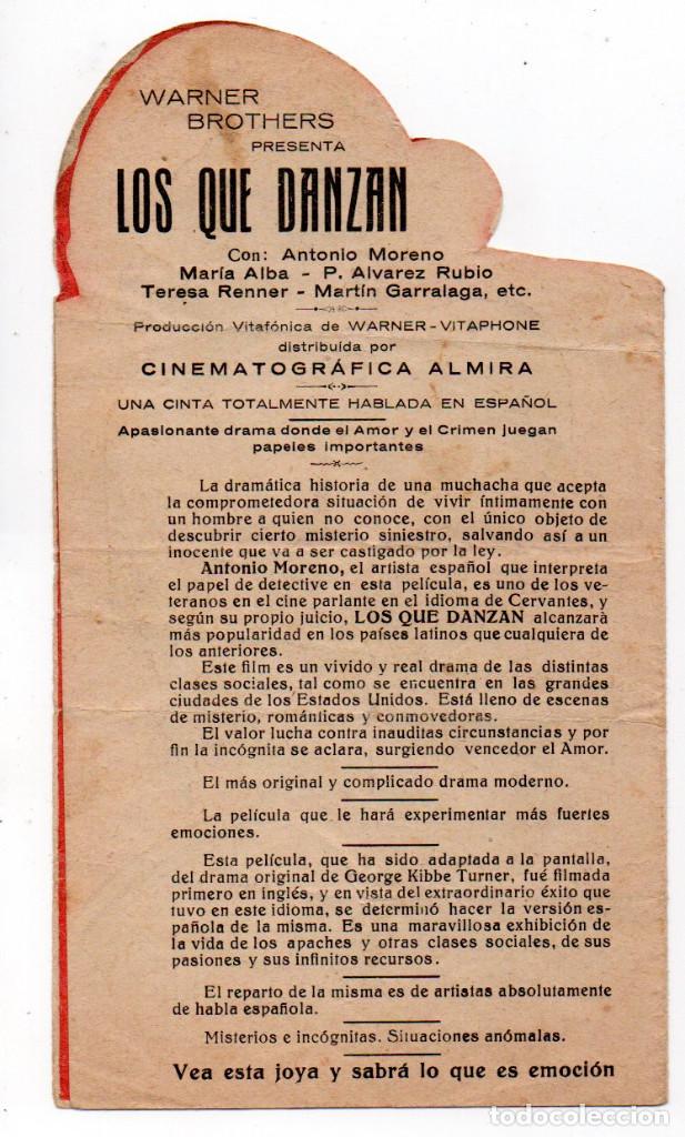 Cine: PROGRAMA DOBLE TROQUELADO LOS QUE DANZAN - CINE VICTORIA - Foto 3