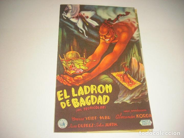 Cine: EL LADRON DE BAGDAD , PROGRAMA DOBLE CON PUBLICIDAD - Foto 1