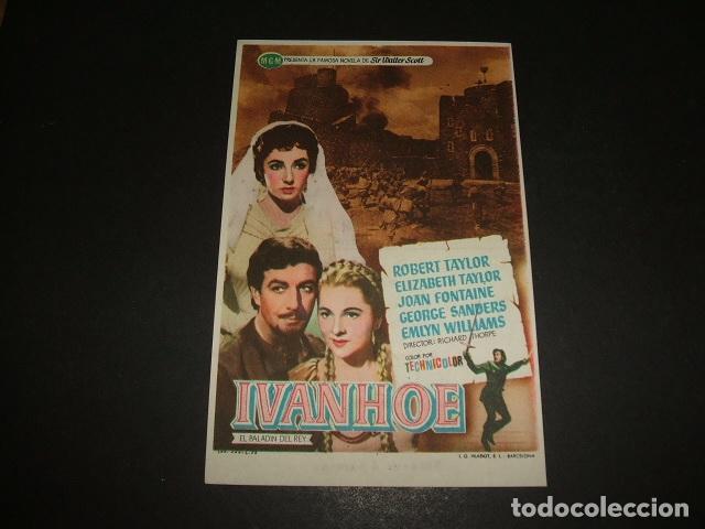 Cine: IVANHOE PROGRAMA DE MANO - Foto 1