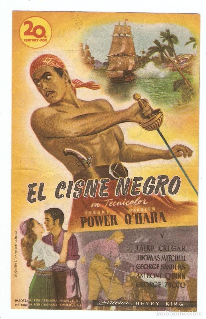 Cine: EL CISNE NEGRO - TYRONE POWER, MAUREN O'HARA, GEORGE SANDERS, A QUINN - HENRY KING - CINE C&Iacute;RCULO