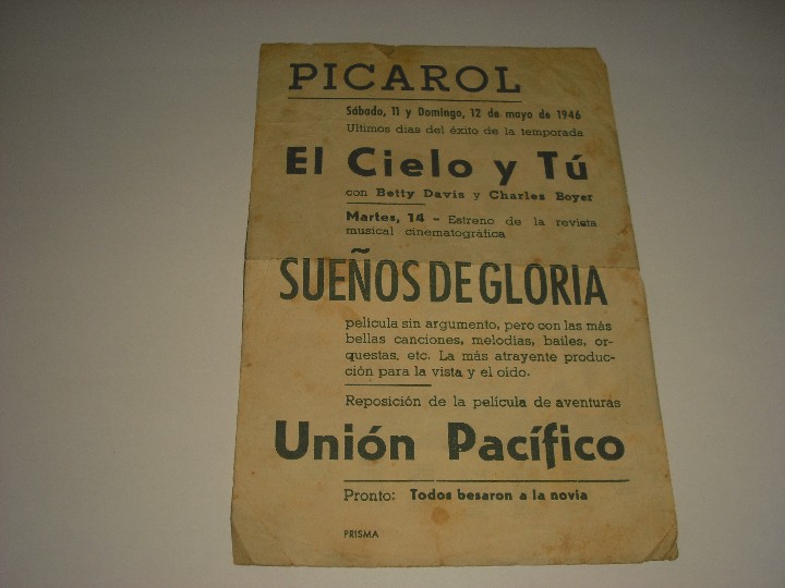 Cine: SUE&Ntilde;OS DE GLORIA, CON PUBLICIDAD - Foto 2