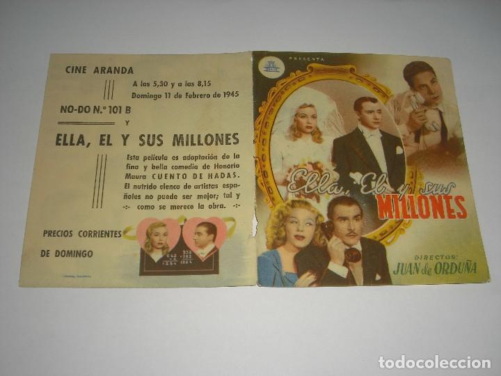 Cine: ELLA , EL Y SUS MILLONES , PROGRAMA DOBLE CON PUBLICIDAD - Foto 1