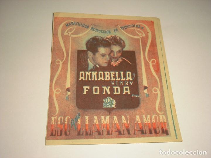 Cine: ESO QUE LLAMAN AMOR , PROGRAMA DOBLE SIN PUBLICIDAD - Foto 1