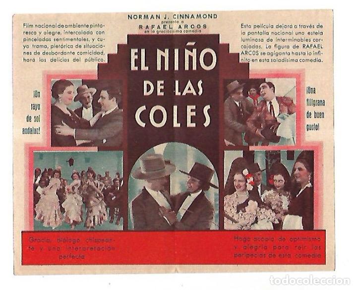 Cine: PROGRAMA DE CINE DOBLE. EL NI&Ntilde;O DE LAS COLES. S/P. RAFAEL ARCOS. VER - Foto 2