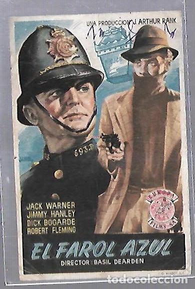 Cine: PROGRAMA DE CINE. S/P. EL FAROL AZUL. JACK WARNER, JIMMY HANLEY - Foto 1