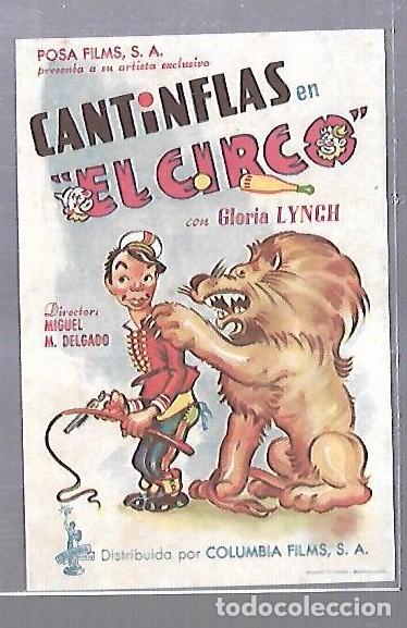 Cine: PROGRAMA DE CINE. S/P. CANTINFLAS EL CIRCO CON GLORIA LYNCH. - Foto 1