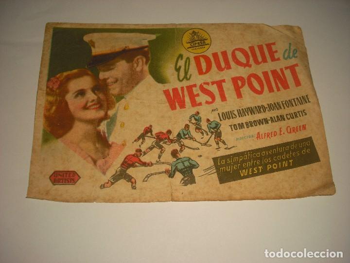 Cine: EL DUQUE DE WEST POINT , CON PUBLICIDAD - Foto 1