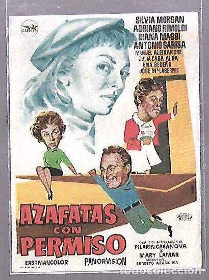 Cine: PROGRAMA DE CINE. S/P. AZAFATAS CON PERMISO. VER - Foto 1