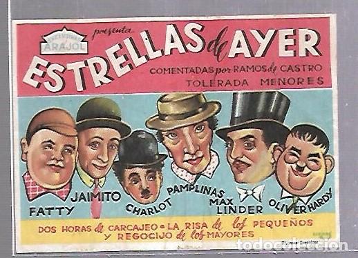 Cine: PROGRAMA DE CINE. S/P. ESTRELLAS DE AYER. VER - Foto 1