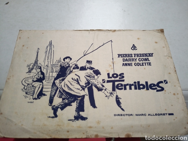 Cine: LOS TERRIBLES. PROGRAMA DE MANO. TEATRO TRUEBA. BILBAO. - Foto 1