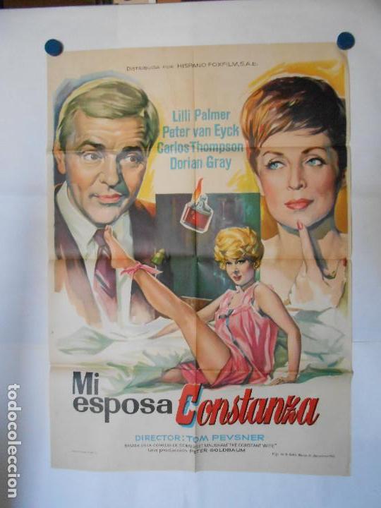 Cine: MI ESPOSA CONSTANZA - SOLIGO - CARTEL ORIGINAL 70 X 100