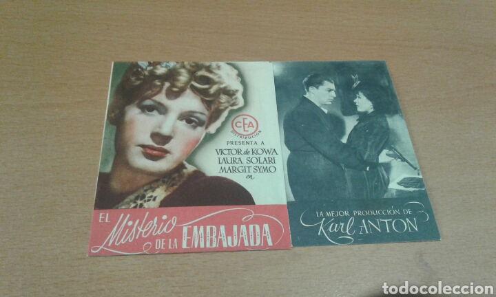 Cine: Programa doble sin publicidad el misterio de la embajada - Foto 1