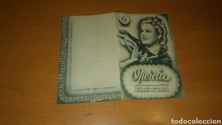 Cine: Programa de cine doble sin publicidad opereta - Foto 1