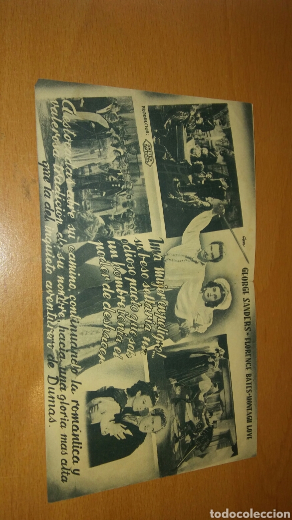 Cine: Programa de cine doble con publicidad el hijo de montecristo - Foto 2