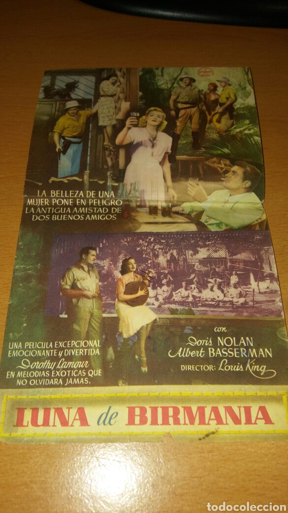 Cine: Programa de cine doble con publicidad luna de birmania - Foto 2