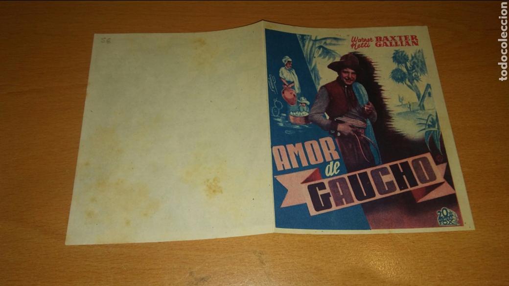 Cine: Programa de cine doble sin publicidad amor de gaucho - Foto 1