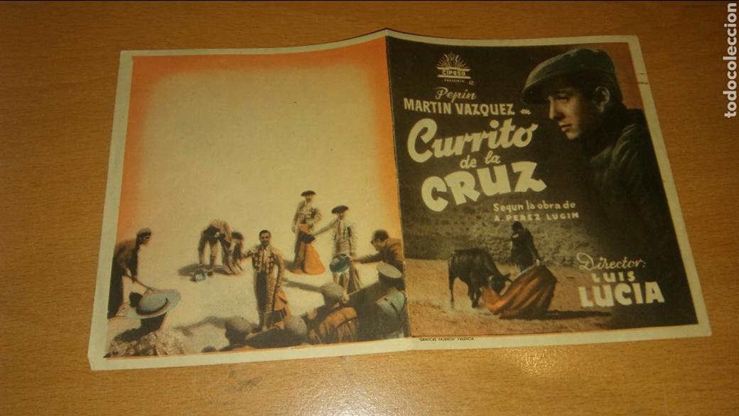 Cine: Programa de cine doble sin publicidad currito de la cruz - Foto 1