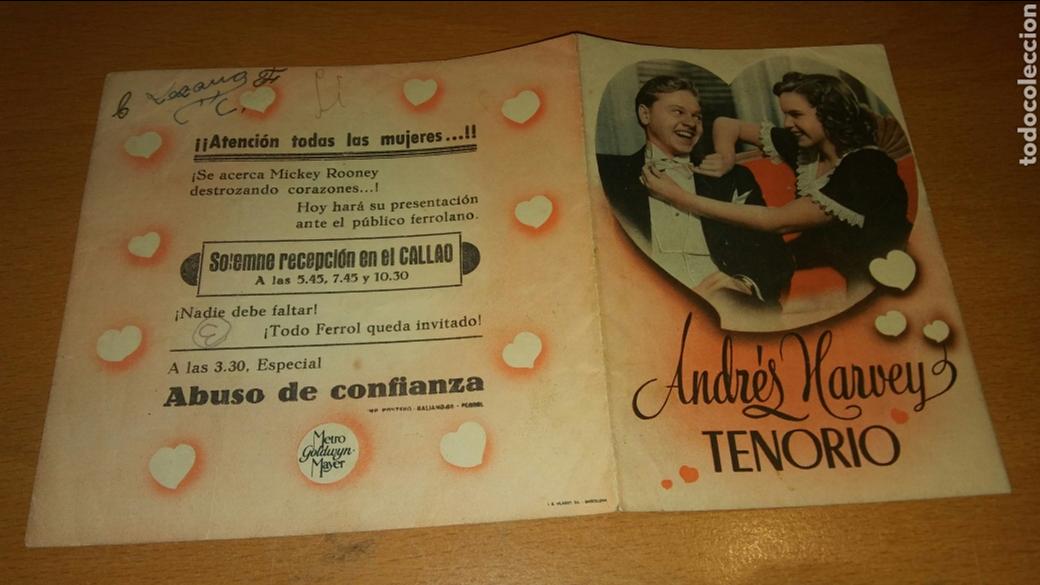 Cine: Programa de cine doble con publicidad tenorio - Foto 1