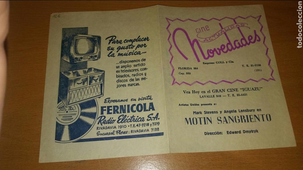 Cine: Programa de cine doble con publicidad mot&iacute;n sangriento - Foto 1