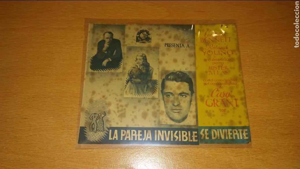 Cine: Programa de cine doble con publicidad la pareja invisible se divierte - Foto 1