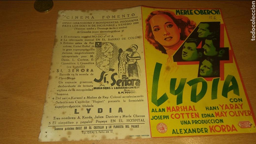 Cine: Programa de cine doble con publicidad 4 Lydia - Foto 1