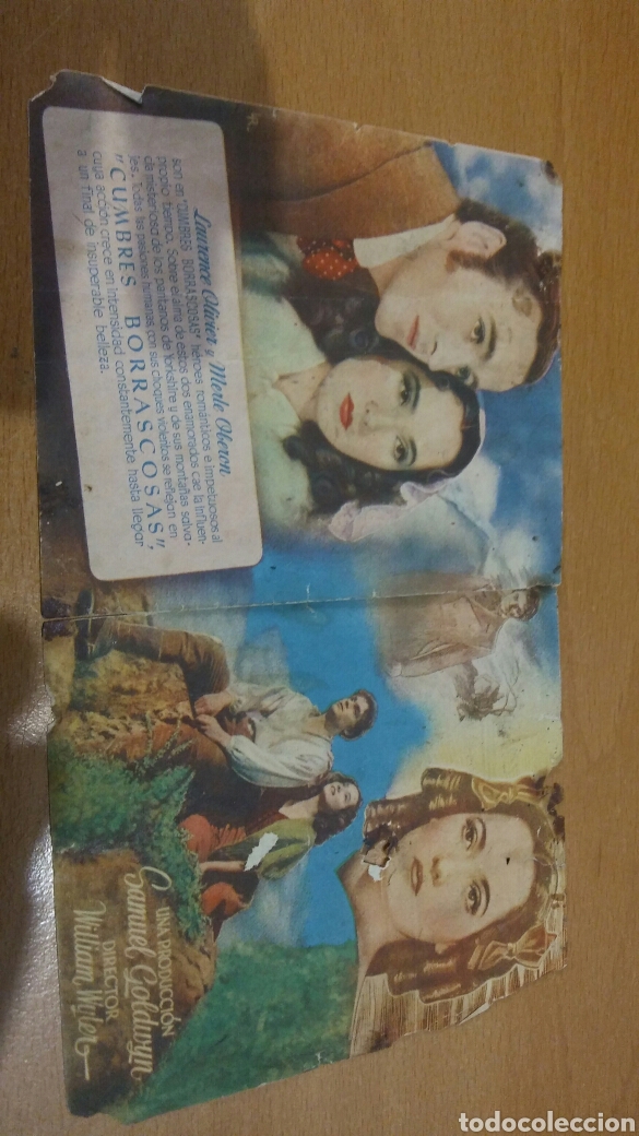 Cine: Programa de cine doble con publicidad cumbres borrascosas - Foto 2