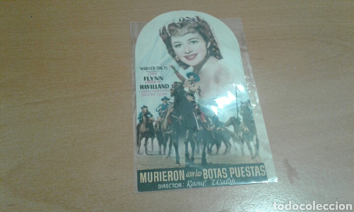 Cine: Programa de cine troquelado blanco murieron con las botas puestas - Foto 1