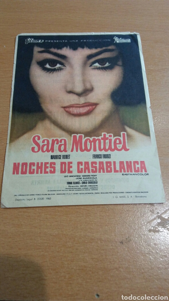 Cine: Programa de cine con publicidad noches de Casablanca - Foto 1