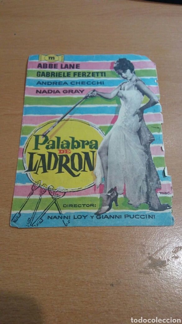 Cine: Programa de cine con publicidad palabra de ladron - Foto 1