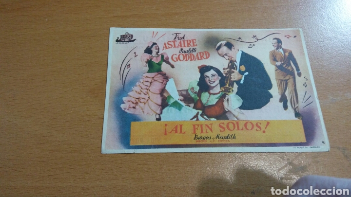Cine: Programa de cine con publicidad al fin solos - Foto 1