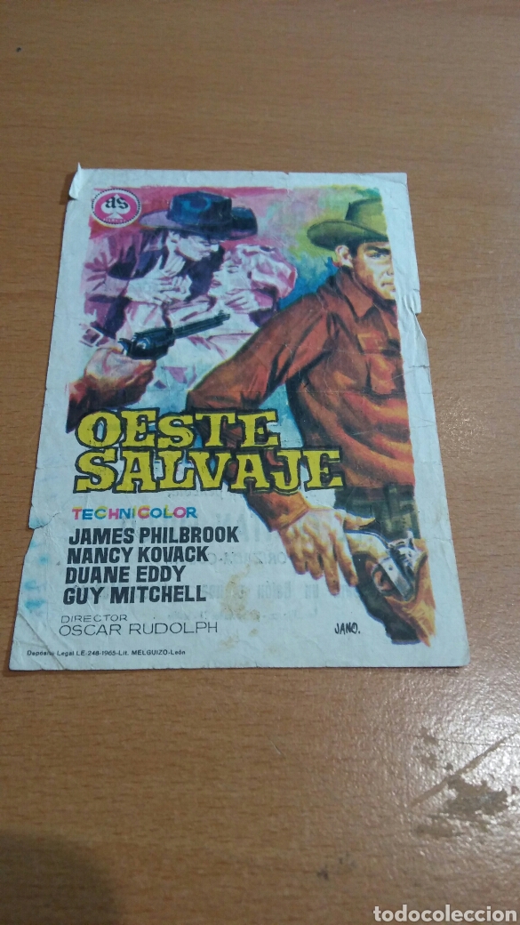 Cine: Programa de cine con publicidad oeste salvaje - Foto 1