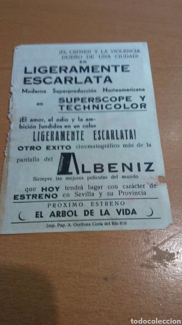 Cine: Programa de cine con publicidad ligeramente escarlata - Foto 2
