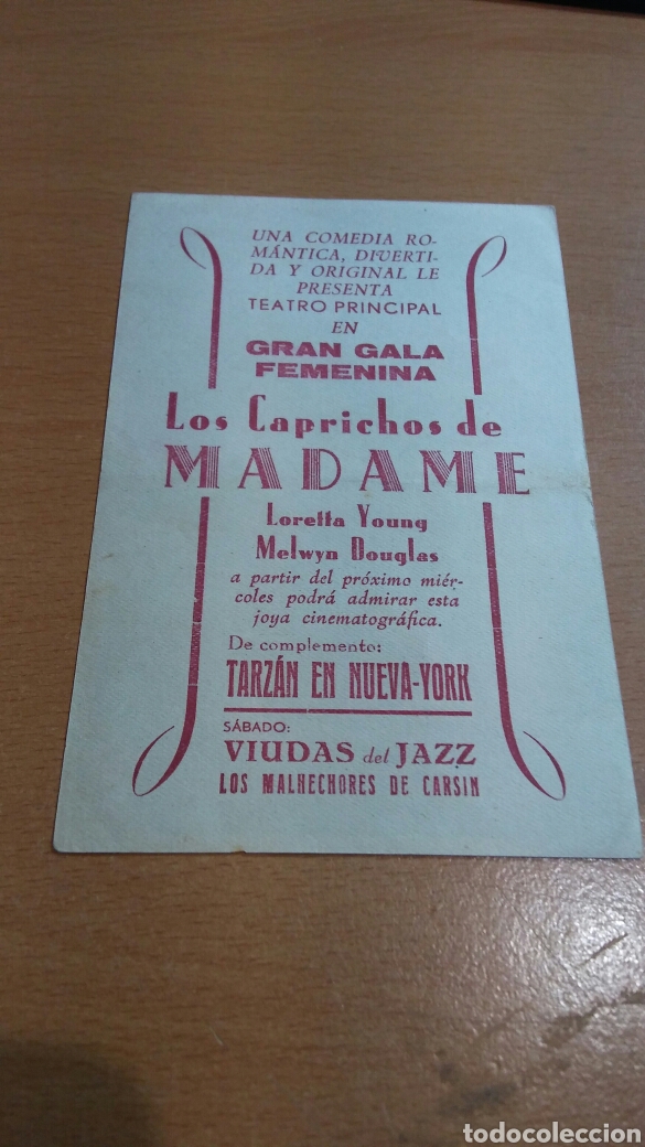 Cine: Programa de cine con publicidad caprichos de madame - Foto 2