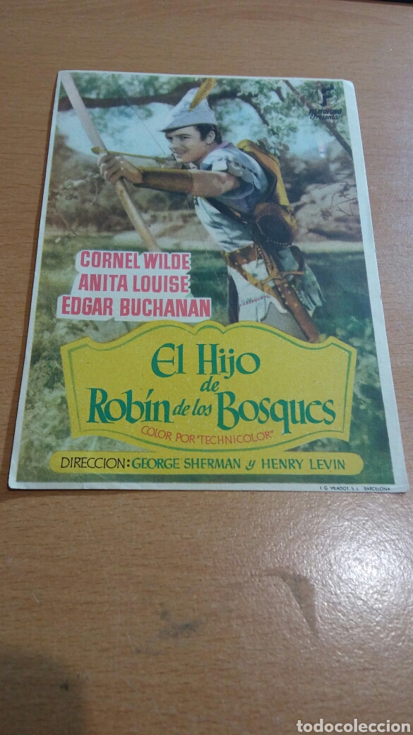 Cine: Programa de cine blanco el hijo de Robin de los bosques - Foto 1
