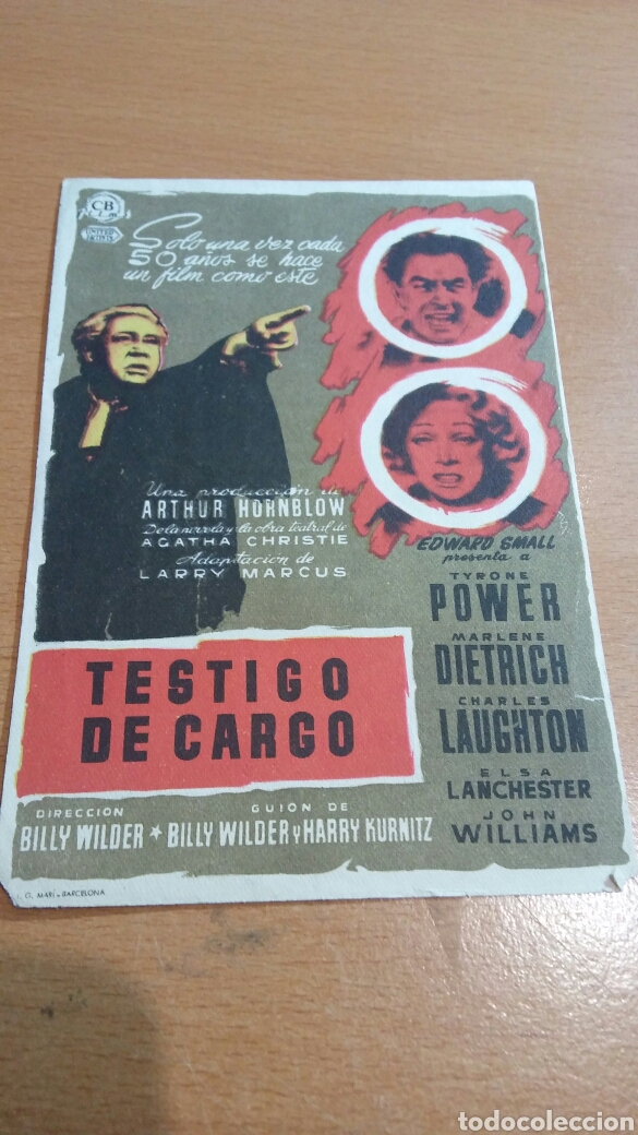 Cine: Programa de cine con publicidad testigo de cargo - Foto 1