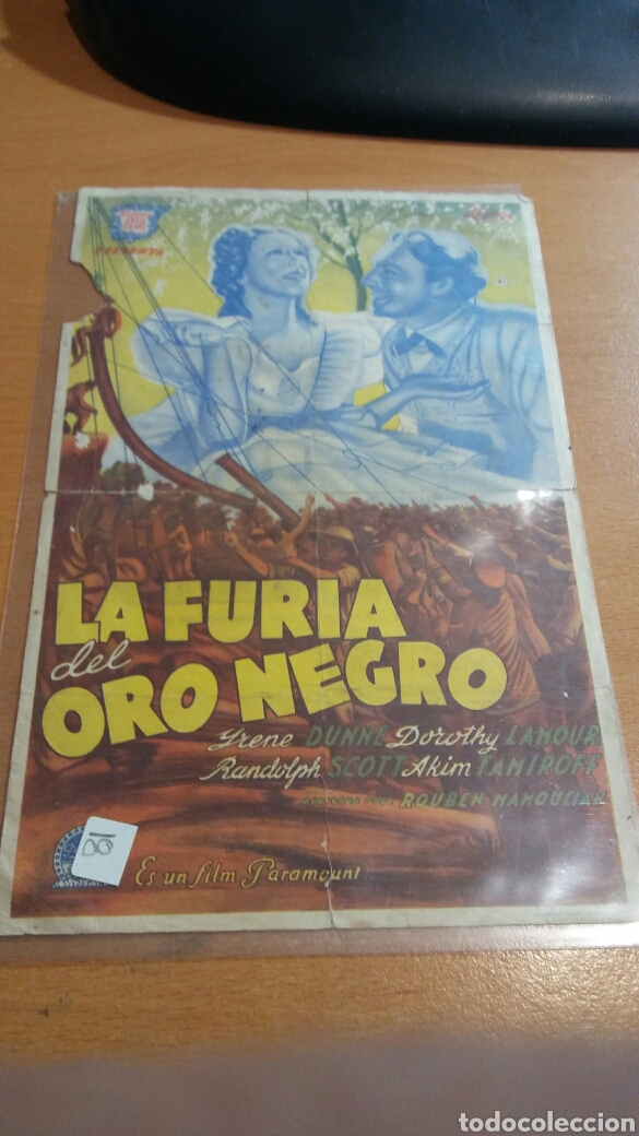 Cine: Programa de cine con publicidad la furia del oro negro - Foto 1