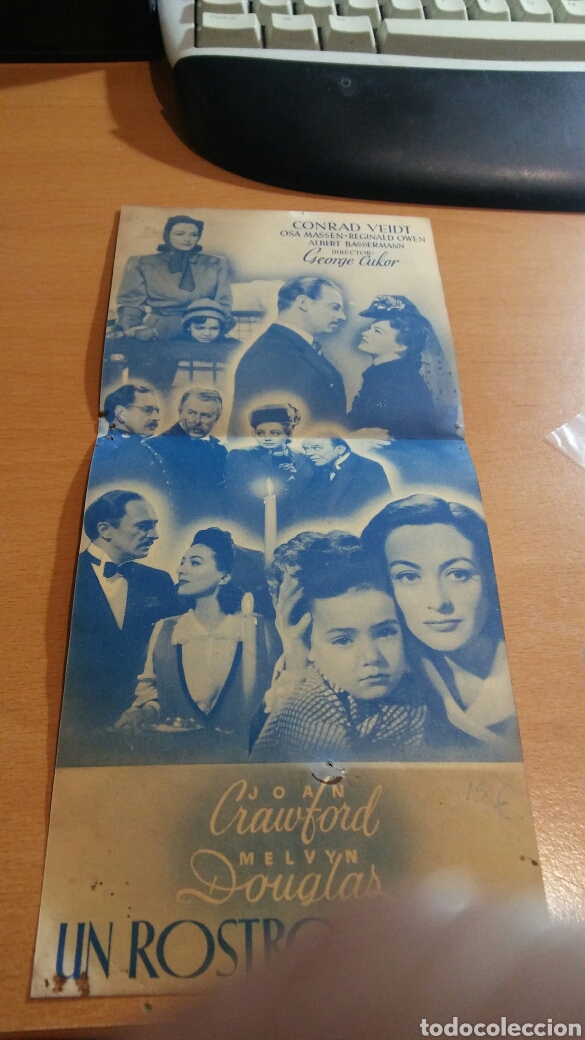 Cine: Programa doble cine con publicidad un rostro de mujer - Foto 1