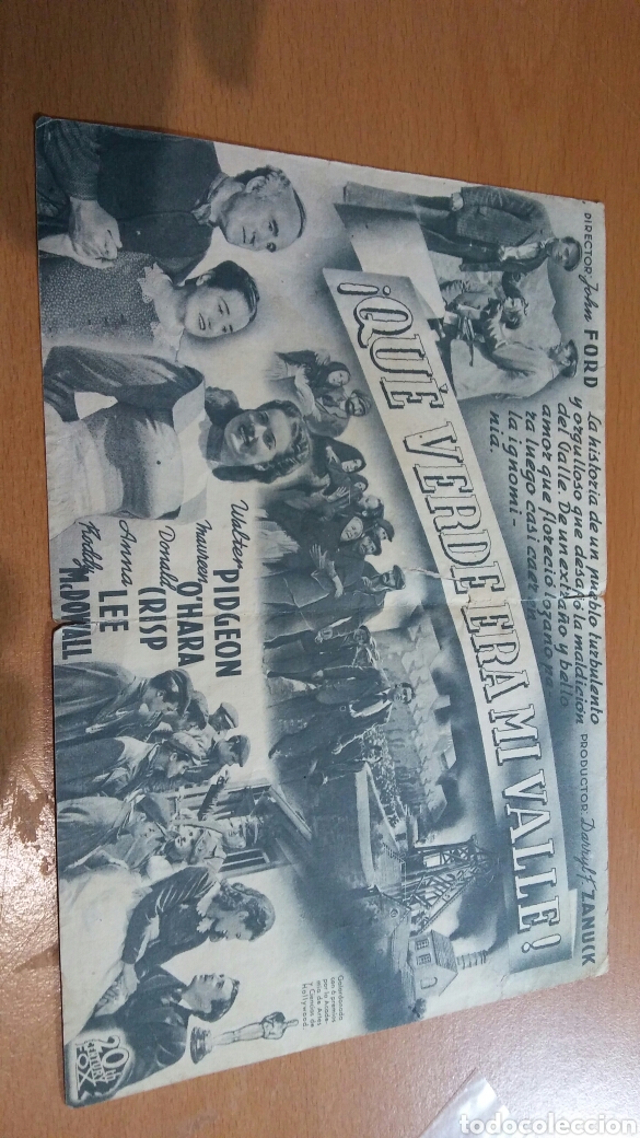 Cine: Programa de cine doble con publicidad que verde era mi valle - Foto 2