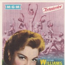 Cine: LA PRIMERA SIRENA CON ESTHER WILLIAMS, VICTOR MATURE, AÑO 1954 CINEMAS PRINCIPAL Y LA RAMBLA. Lote 111920807