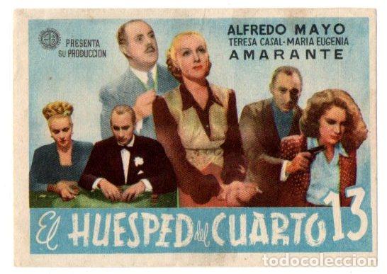 Cine: PROGRAMA DE CINE. EL HUESPED DEL CUARTO 13 - Foto 1