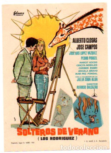Cine: PROGRAMA DE CINE. SOLTEROS DE VERANO - Foto 1