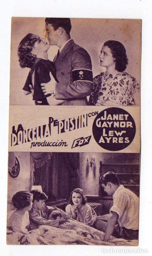 Cine: PROGRAMA TARJETA LA DONCELLA DE POST&Iacute;N - Foto 1