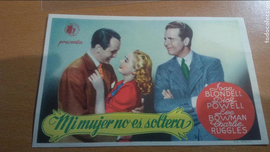 Cine: Programa de cine simple mi mujer no es soltera - Foto 1