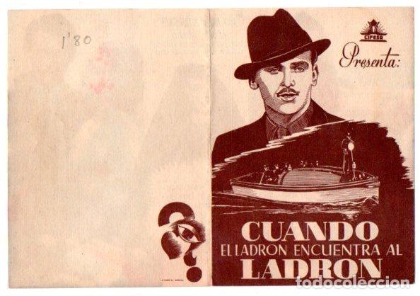 Cine: PROGRAMA DE CINE DOBLE. CUANDO EL LADRON ENCUENTRA AL LADRON - Foto 1