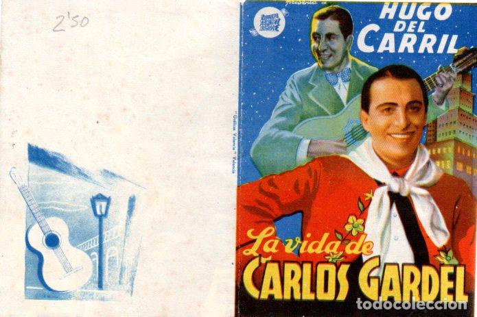 Cine: PROGRAMA DE CINE DOBLE. LA VIDA DE CARLOS GARDEL - Foto 1