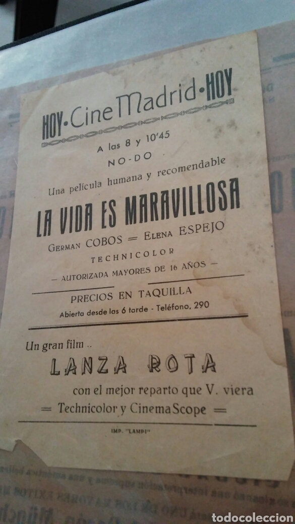 Cine: Programa cine la vida es maravillosa cine madrid - Foto 1