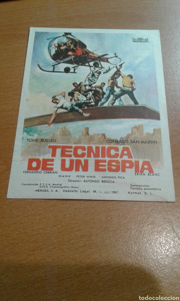 Cine: T&eacute;cnica de un esp&iacute;a con publicidad - Foto 1